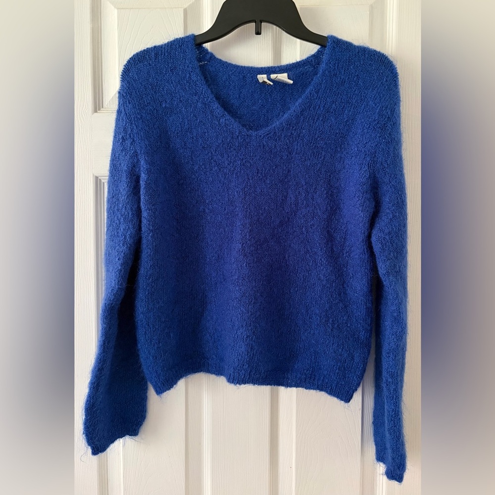 twiggy LONDON Royal Blue V-Neck Sweater